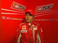 ferrari f2007 shakedown con felipe massa