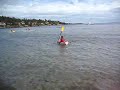 Alexa in her cardboard kayak #3
