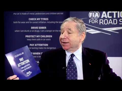 Todt - Interview with World Telecommunication and Information Society Laureate, Jean Todt, President, FIA, on World Telecommunication and Information Society Day, 1...