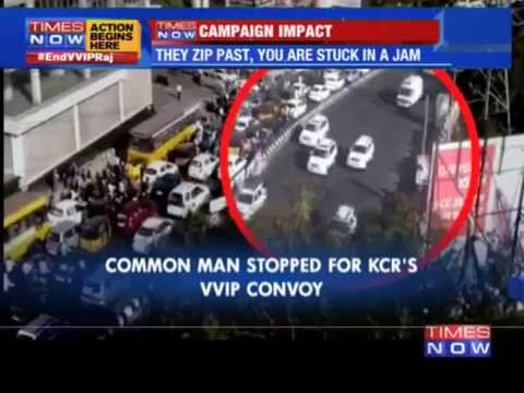 Common Man Stopped For Chandrababu Naidu's VVIP Convoy