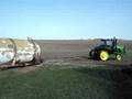Our 9620T 500hp John Deere pulling a heavy LP tank....