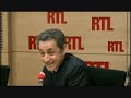 laurent gerra imite nicolas sarkozy encore pr�sent dans les studios d'rtl.