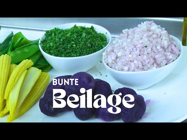 Buntes Frühlingsgemüse mit Lila Kartoffeln