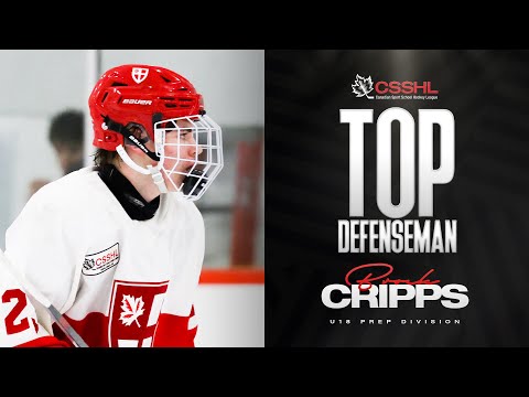 Brock Cripps | 2025 CSSHL U18 Prep Top Freshman & Top Defenseman