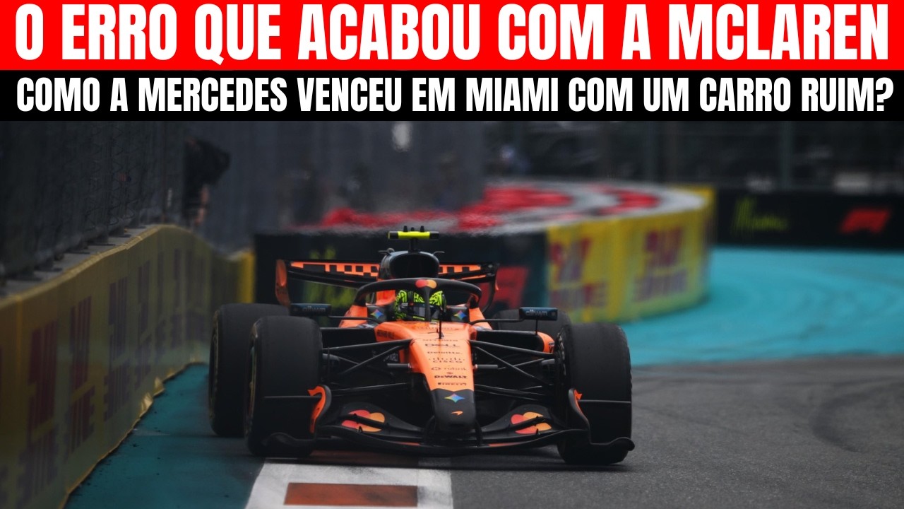 GP DE MIAMI: O Porque do Lando Norris perder em Miami foi VERGONHOSO!