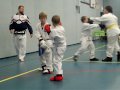 Ramon sparren Taekwondo examen Drachten gele slip