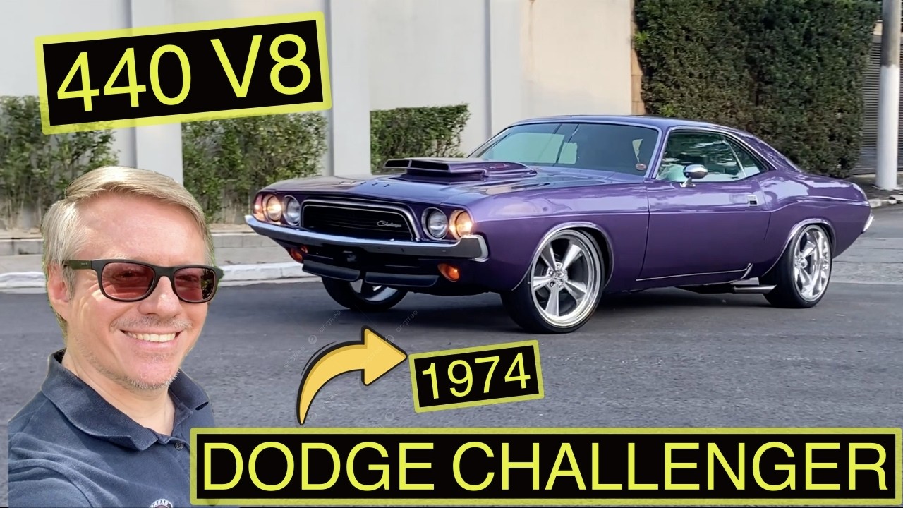 DODGE CHALLENGER: exemplar de 1974 recebe rodas 20 e motor 440 V8