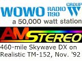 AM (((STEREO))) 1190 WOWO Skywave DX Part 1