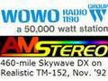 AM (((STEREO))) 1190 WOWO Skywave DX Part 1