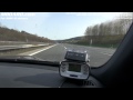 Top speed test BMW M3 delimited German autobahn