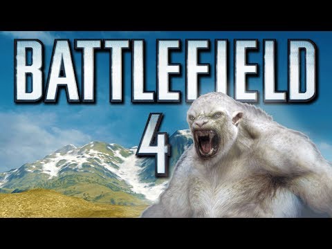 Battlefield 4 Online Funny Moments - The Yeti Roar Easter Egg and SRAW Fun! (Funtage)