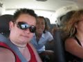 In the car in California :) GOOD TIMES!!!