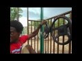 Opposite of Adults -- My bro and I doin what we do at the park!