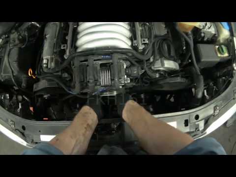 Audi A4: ATQ V6 Timing Belt & Thermostat Removal