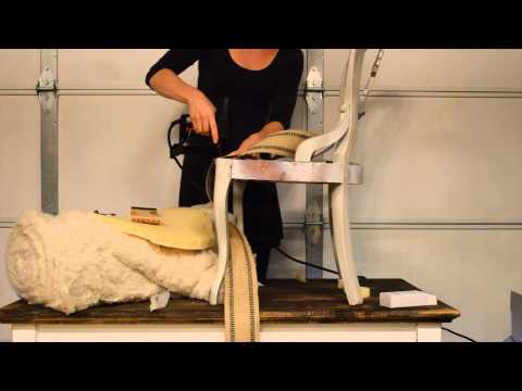 how to fasten jute webbing