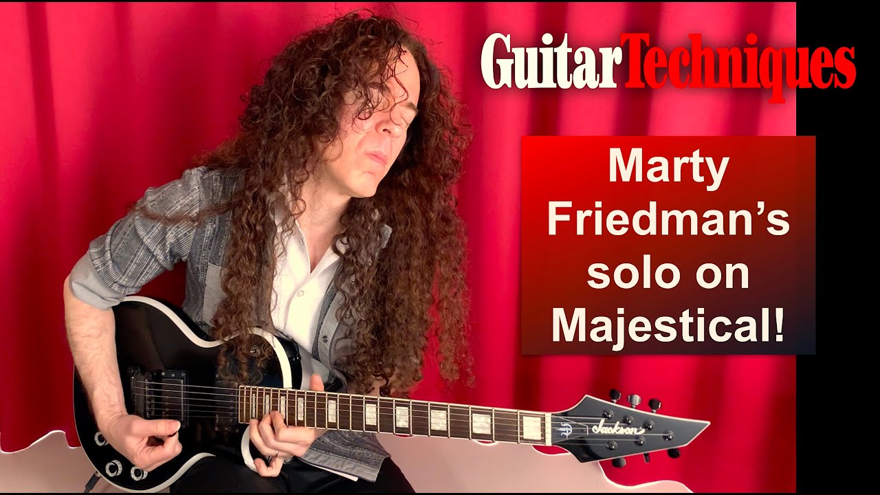 Marty Friedman - "Majestical"ギター演奏&奏法解説映像を公開 (「Guitar Techniques」magazine issue GT325) thm Music info Clip