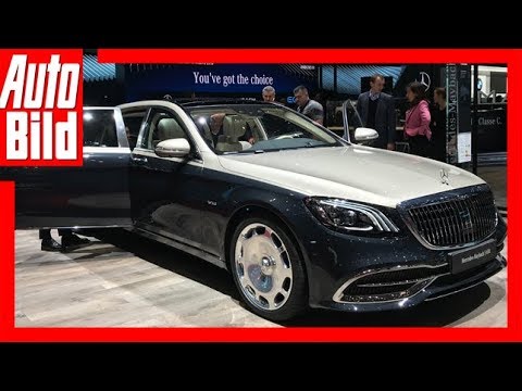 Mercedes-Maybach S-Klasse (Genf 2018) Sitzprobe/Detai ...