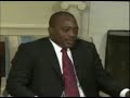 Kabila meets with Bush at the White House