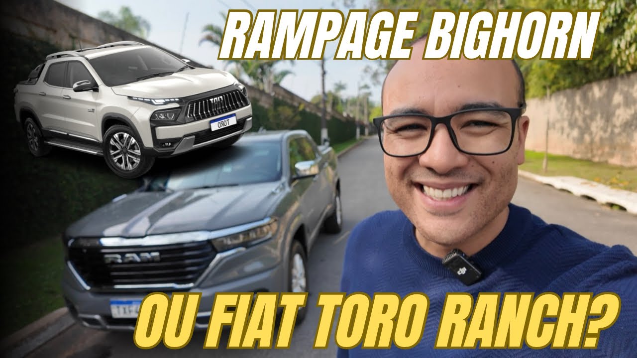 RAM RAMPAGE BIGHORN 2026 VALE A PENA? Ou melhor uma Fiat Toro Ranch?