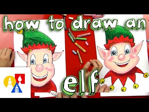 how to draw an elf