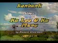my subscribers have been asking me to produce another ukulele song and here it is. me, myself and i got together and a recorded a little ditty for you.  this one is a traditional hawaiian song that i've heard since early childhood.  i always knew it as 