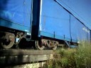 Carguero Transap saliendo de Hualqui al Sur desde puente