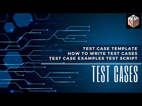 how to write test cases