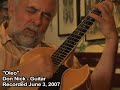 Don Nick Plays "Oleo" Jazz Guitar