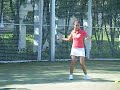Kat & Jean Vilan plays tennis with dad ronald 3 Kat & Jean Vilan plays tennis with dad ronald 3
