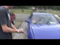 180SX drift crash