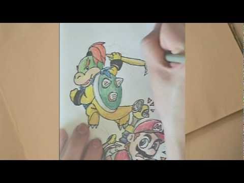 how to draw mario vdeogamer