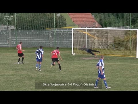 Click to View : Mecz Piłkarski SKRA WOJNOWICE - POGOŃ OLEŚNICA II połowa Wojnowice gm. Czernica 27 czerwca 2014 roku