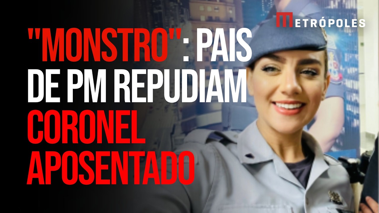 “Monstro covarde": pais da PM Gisele repudiam aposentadoria de coronel