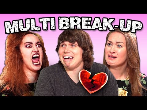 how to react in a break up