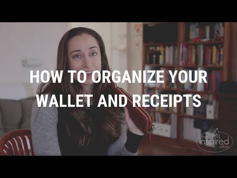 how to organize wallet