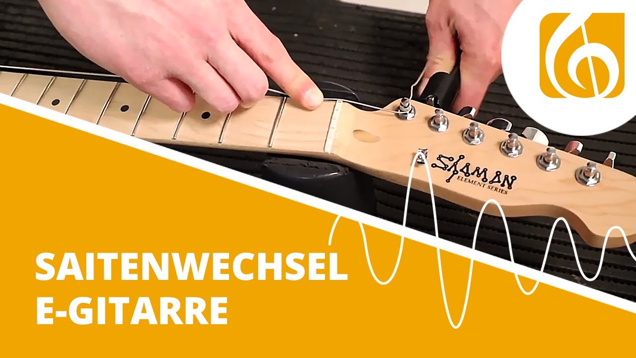 Saitenwechsel bei E-Gitarren