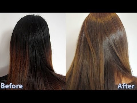how to dye asian hair ash brown