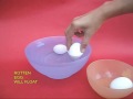 TEST WHETHER AN EGG IS FRESH OR ROTTEN BY PLACING IT IN WATER.