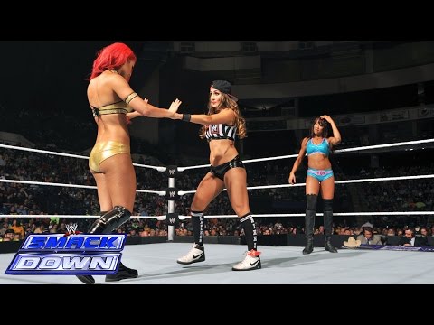 Eva Marie vs. Alicia Fox - Special Guest Ref Nikki Bella: SmackDown, July 18, 2014