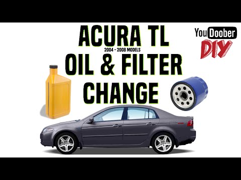 how to change oil on acura rl