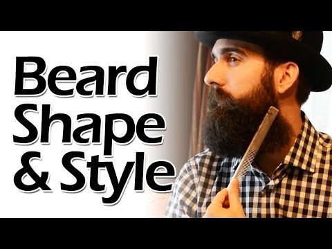 how to trim and shape your beard