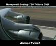 Honeywell Boeing 720 take-off from KIWA engine and wing view