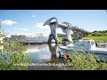 Falkirk Wheel is turning