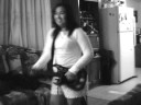 Valerie Playing Guitar Hero (NO SOUND!)