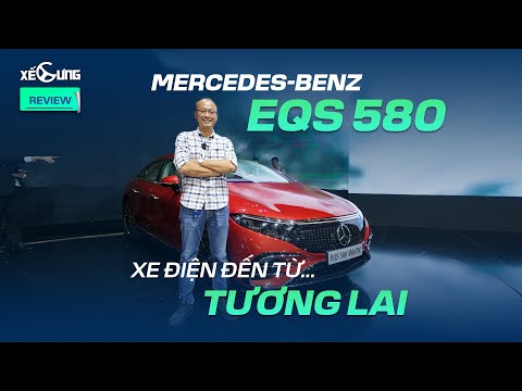 Mercedes-Benz EQS 580: màn hình 56 inch. Chạy được 692 km/ lần sạc. 516 mã lực, 848 Nm, giá 5,959 tỷ
