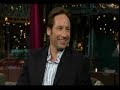 david duchovny's interview on david letterman on july 24th, 2008. the man is so hot!