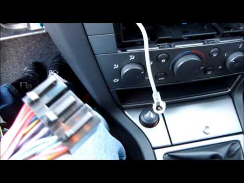 how to remove vectra c cd player