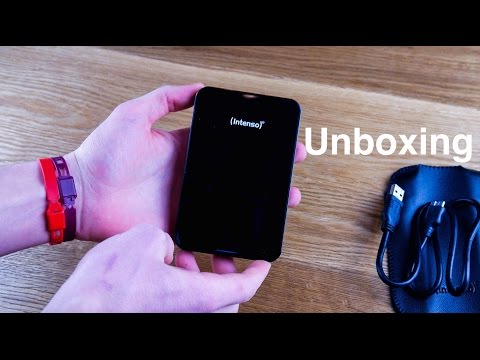 Intenso Externe Festplatte 1TB USB 3.0 Unboxing-Ruben Orfeo 4K