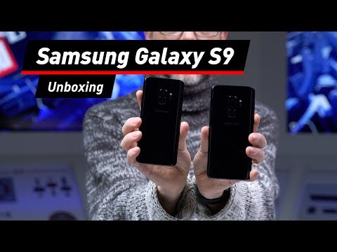 Samsung Galaxy S9 und Galaxy S9 Plus im Unboxing