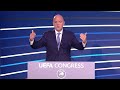 FIFA President, Gianni Infantino Calls for an End to Racism in Football at the 48th UEFA Congress
